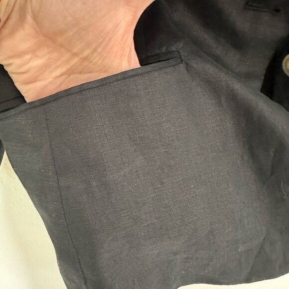Quince 100% European Linen Structured Blazer Sz S - Picture 8 of 9